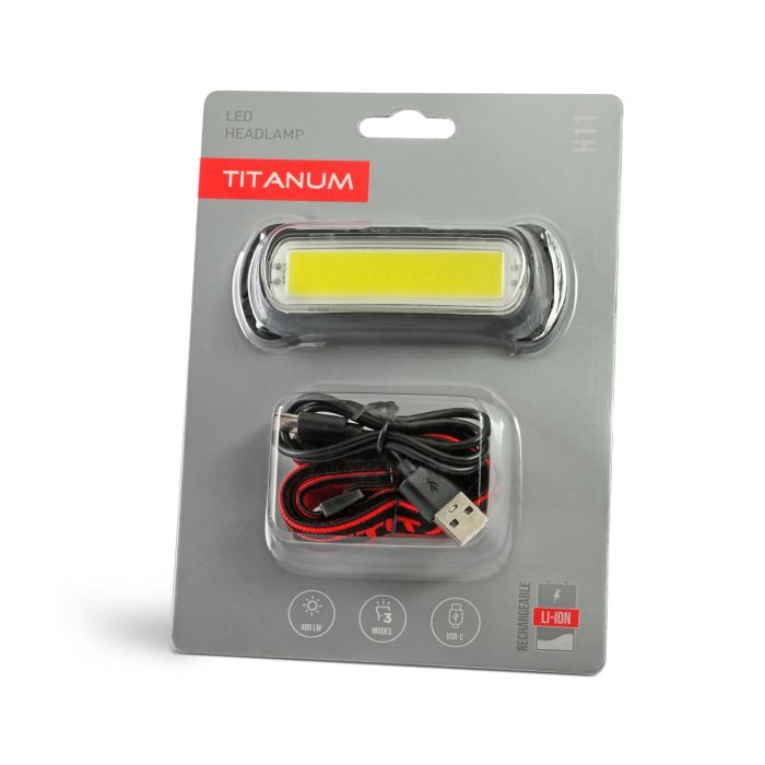 Ліхтар ручний акумуляторний TITANUM TLF-T16 160Lm USB-C алюмінієвий