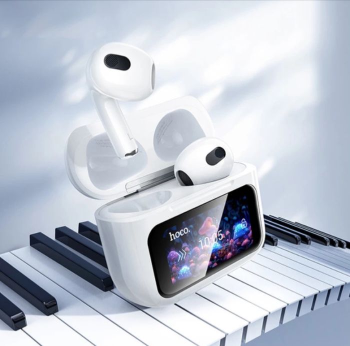 Навушники бездротові з LED-сенсорним екраном HOCO EW81 Elegant true