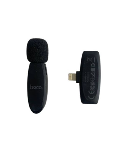 Мікрофон бездротовий HOCO L15 Lightning з шумопоглинанням