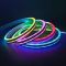 Гнучка неонова LED стрічка RGB 5 метрів 12V IP67 силіконовий неон з функціями