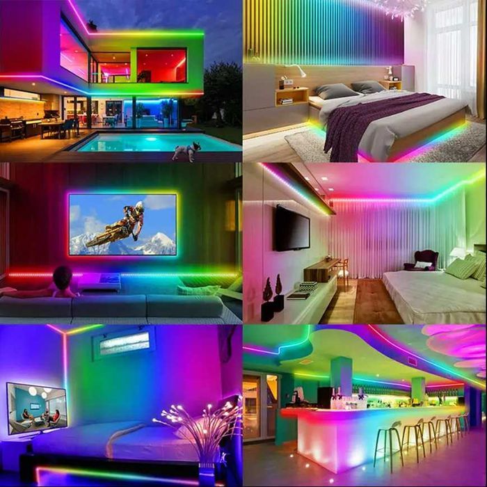 Неонова стрічка 5м, LED NEON  силіконова LED стрічка