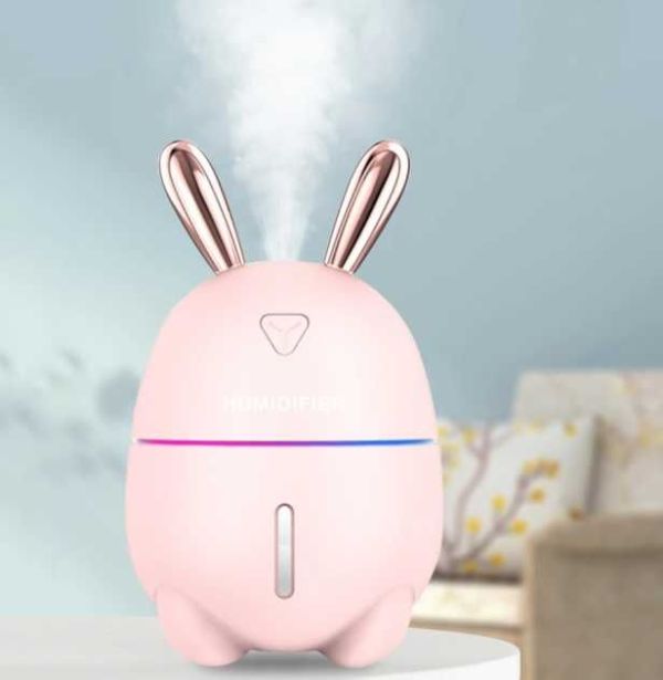 Зволожувач повітря і нічник 2в1 Air Purifier ( зайчик)