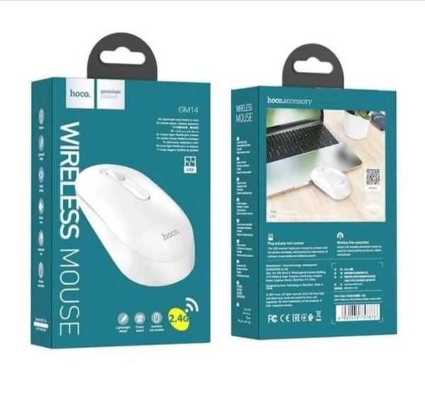 Мишка бездротова Hoco GM14 (Біла)