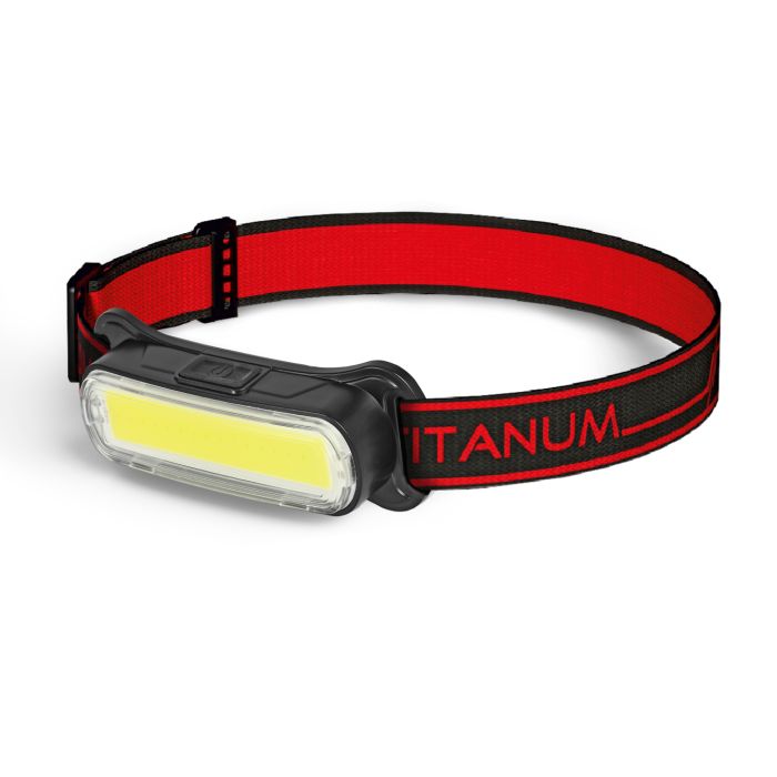 Ліхтар налобний акумуляторний TITANUM TLF-H11 400Lm USB-C вологозахищений