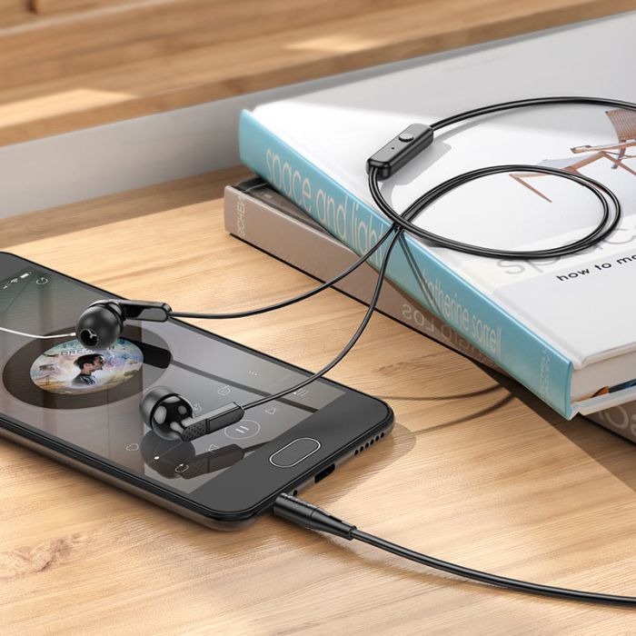 Навушники HOCO M121 Bright universal earphones with microphone