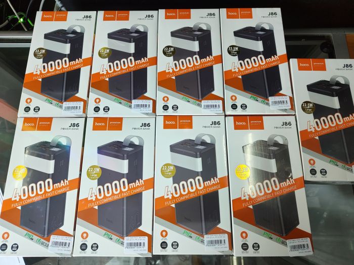 Павербанки HOCO J86 40000 mAh QC3.0+ PD 22.5W чор