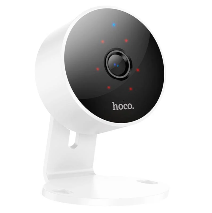 Розумна Wi-Fi камера HOCO D7 4MP (2K) Smart Life IP67 White