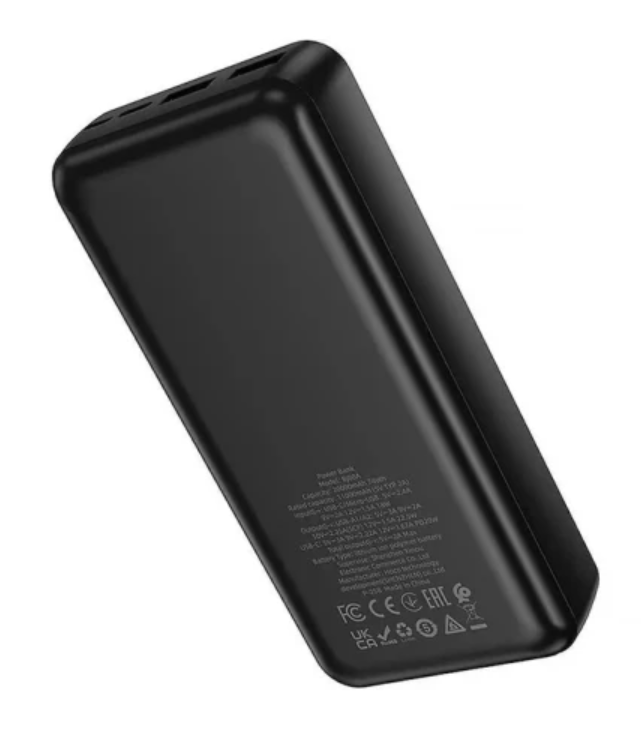 Павербанк Borofone BJ80A Clever 20000mAh 22.5W PD/QC Black
