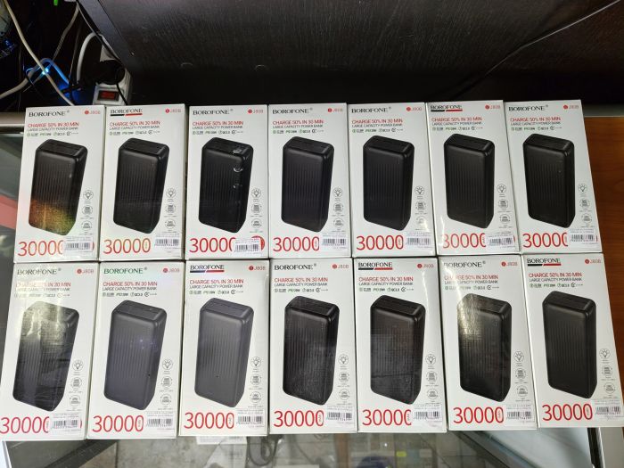 Павербанк Borofone BJ80B Clever 30000mAh 22.5W PD/QC Black