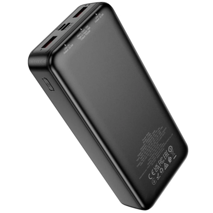 Павербанк HOCO J136A Sirui 20000mAh 22.5W PD/QC Black