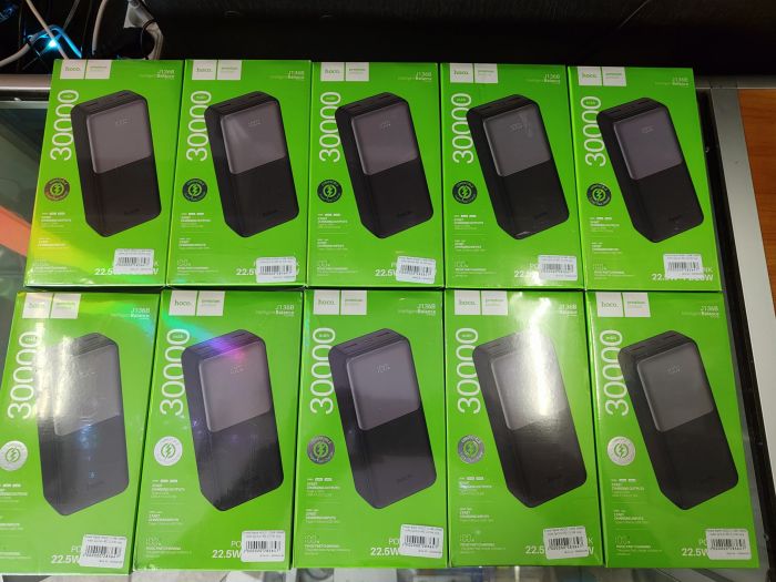 Павербанк HOCO J136B 30000 mAh QC3.0+PD 22.5W чорний