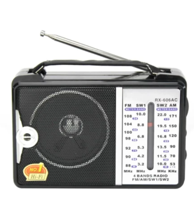 РАДІОПРИЙМАЧ GOLON RX-606AC (FM/AM/SW1-2) — УНІВЕРСАЛЬНЕ ЖИВЛЕННЯ