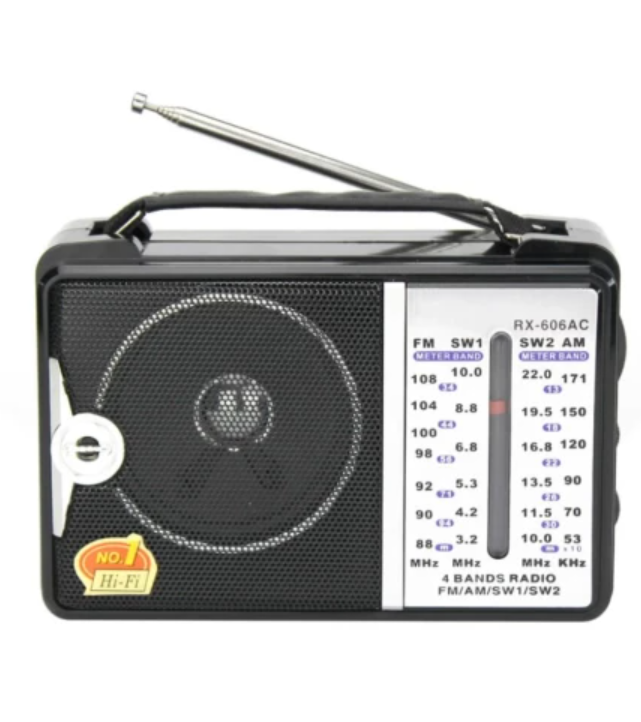 РАДІОПРИЙМАЧ GOLON RX-606AC (FM/AM/SW1-2) — УНІВЕРСАЛЬНЕ ЖИВЛЕННЯ