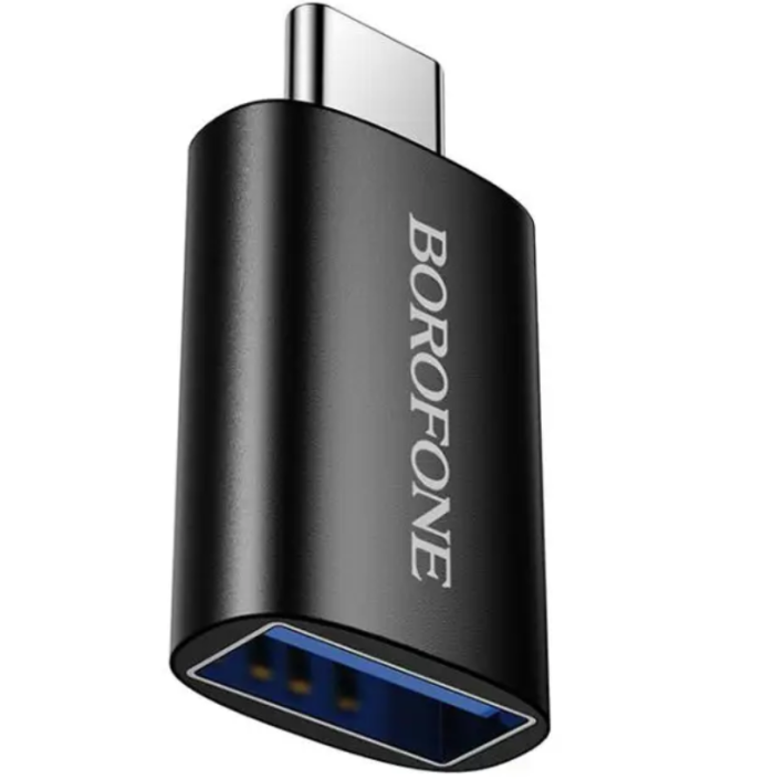 Перехідник Borofone BV26C Type-C на USB 3.0 OTG Black