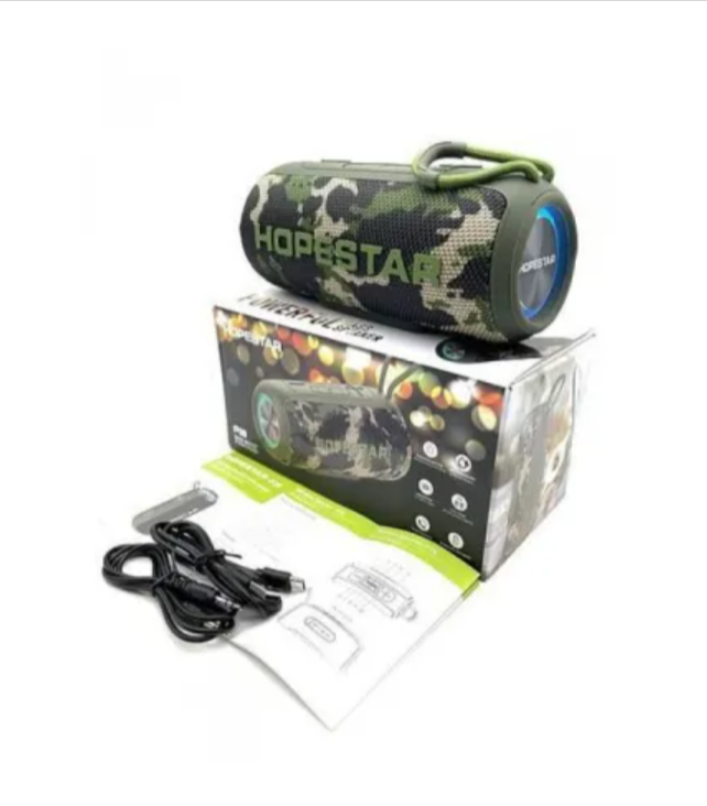 Портативна Bluetooth колонка Hopestar P26 з RGB підсвічуванням