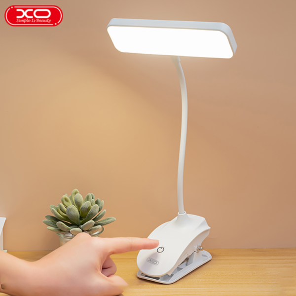 Настільна акумуляторна лампа XO OZ06 800 мАч від 6 до 30 годин роботи White