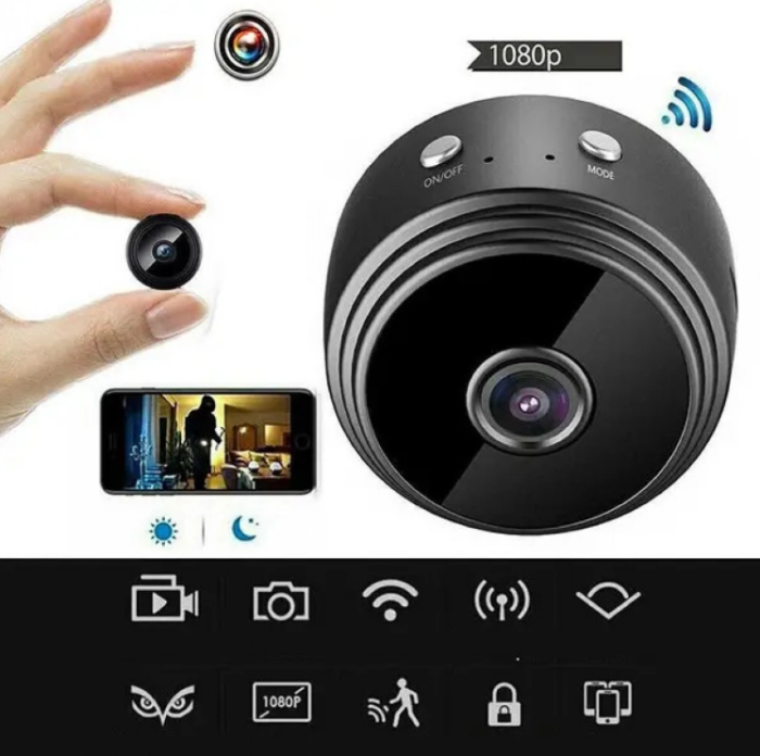 Відеокамера Mini A9 IP Wi-Fi  HD