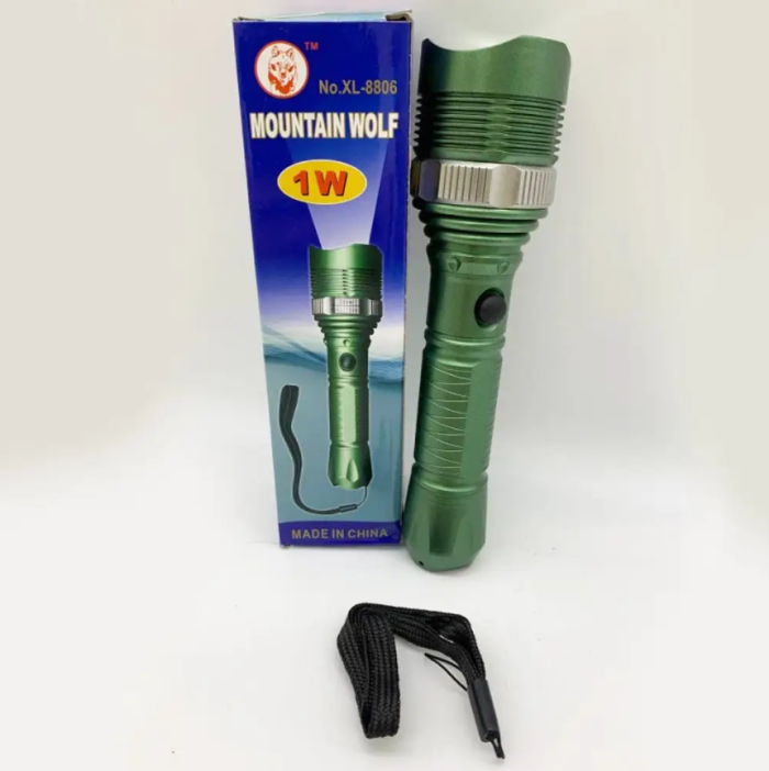 Ліхтарик Ручний LED MOUNTAIN WOLF  XL-8806