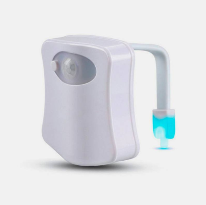 LED-підсвітка для унітазу з датчиком руху. 8 кольорів