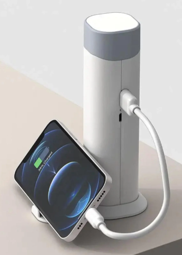 Багатофункціональна Складана Лампа Lamperia D16   3-в-1 (Світильник, Ліхтарик, Powerbank)