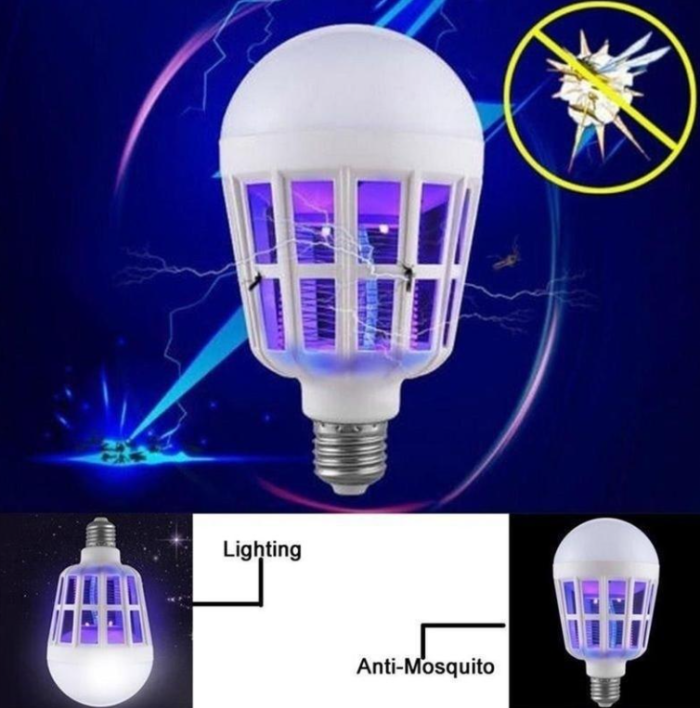 LED-Лампочка-Знищувач Комах 2-в-1 (15 Вт)