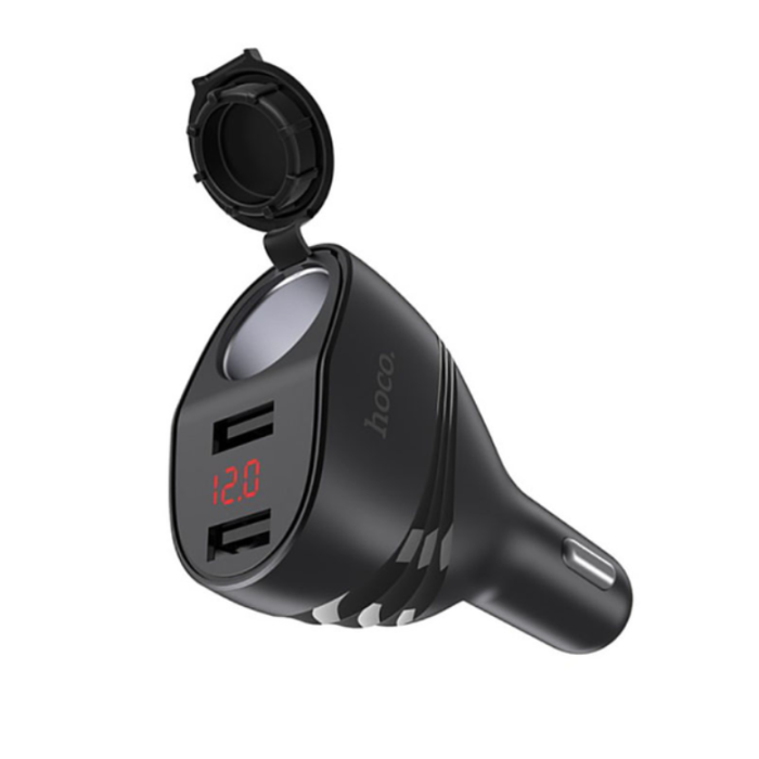Автомобільний зарядний Hoco Z34 (2USB 3.1 A) Чорний