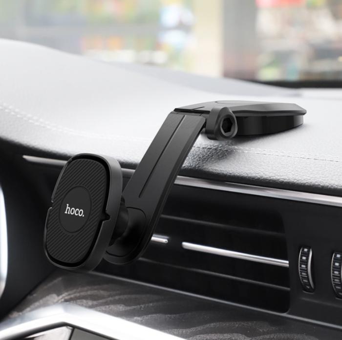 Автотримач магнітний для смартфона Hoco CA61 Magnetic black