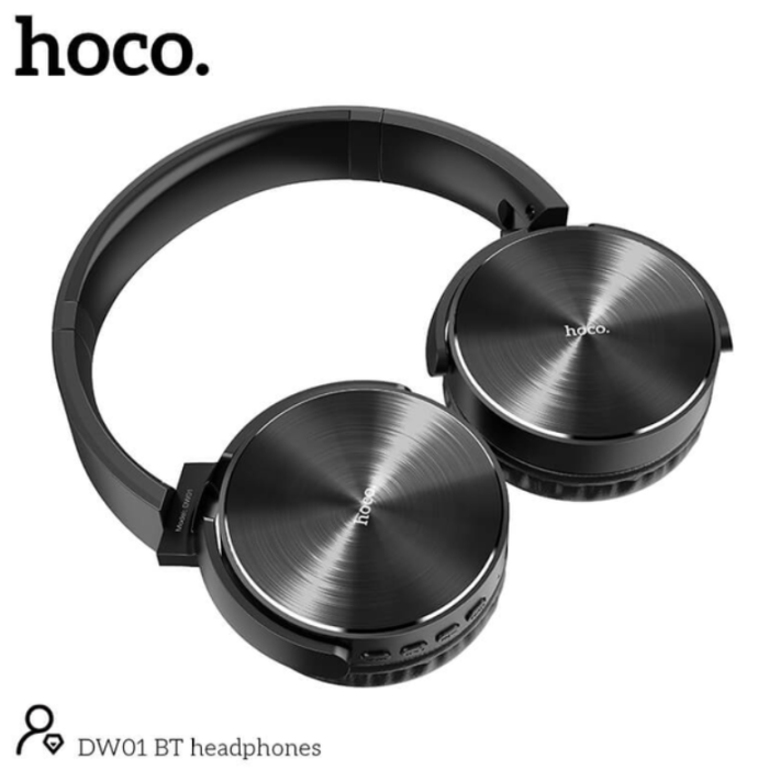 Складні Накладні Bluetooth-Навушники Hoco Foldable headphones DW01 |BT5.0, TF, AUX