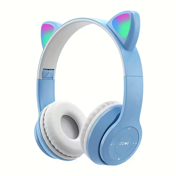 Бездротові навушники "Котячі вушка" CatEar Y08 з RGB-Підсвіткою