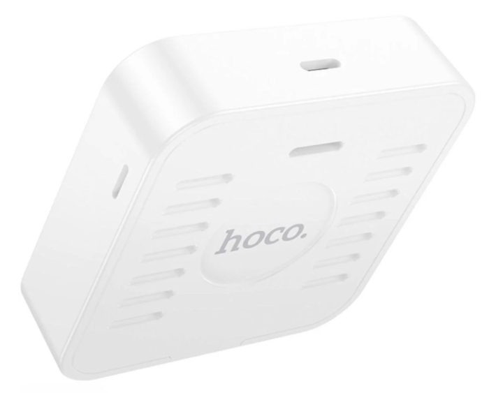 Термогігрометр Hoco HX40 компактний цифровий термометр і датчик вологості White