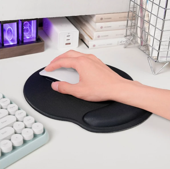 Килимок для мишки Hoco GM30 з підтримкою зап'ястя 23x21.5см прошитий