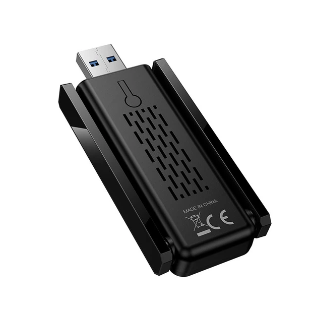 WiFi адаптер HOCO HI34 USB WiFi 6 дводіапазонний 2.4/5 GHz з двома антенами