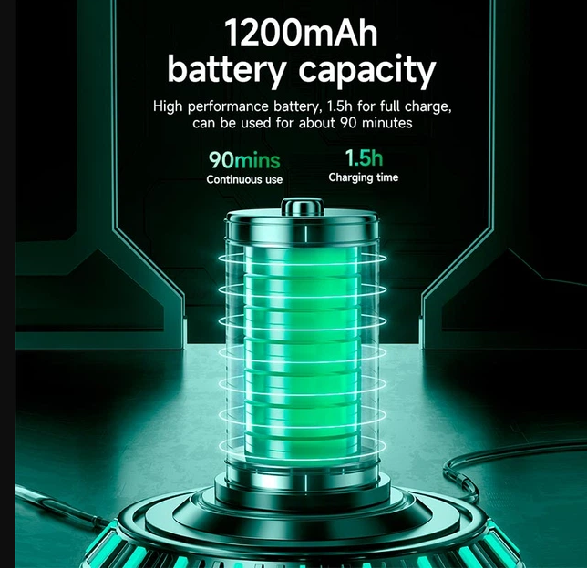 Тример для бороди та стрижки волосся Hoco DAR03 акумуляторний 3 насадки Зелений