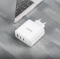 Зарядний пристрій Hoco N30 65W GaN 3 USB швидка зарядка для ноутбука та смартфона