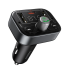 FM-трансмітер Baseus S-09 Pro Series Car FM Bluetooth 5.3 швидка зарядка PD 18W