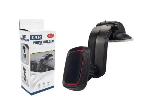 Магнітний тримач для телефону в авто на присосці QY07-30 на торпедо та скло