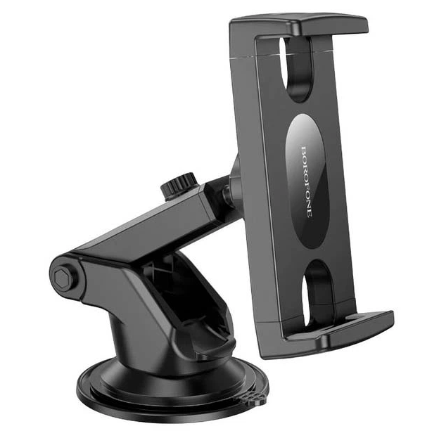 Автотримач для планшета та телефону Borofone BH100 Airy на присосці 4.7-12.9" Чорний