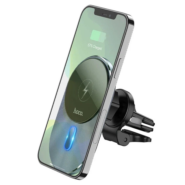 Автотримач з бездротовою зарядкою Hoco CA91 Magic MagSafe 15W у дефлектор