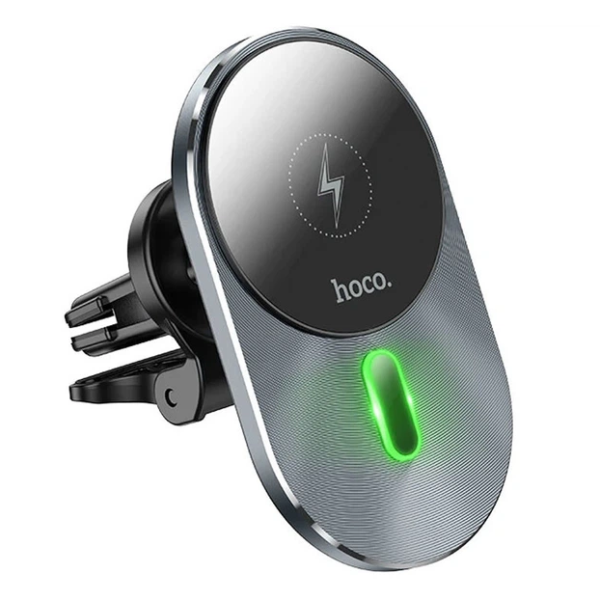 Автотримач з бездротовою зарядкою Hoco CA91 Magic MagSafe 15W у дефлектор