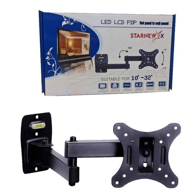 Кронштейн для телевізора 10-32 дюймів на стіну поворотний похилий HY-210