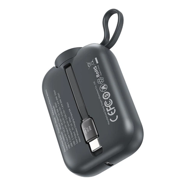 Повербанк 10000mAh XO PR260 20W PD/QC швидка зарядка + бездротова зарядка для годинника