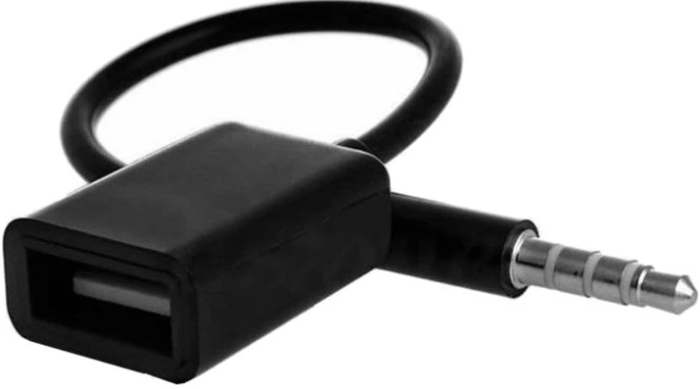 Кабель для iPod Shuffle 3 4 USB — AUX 3.5 мм перехідник для зарядки та даних