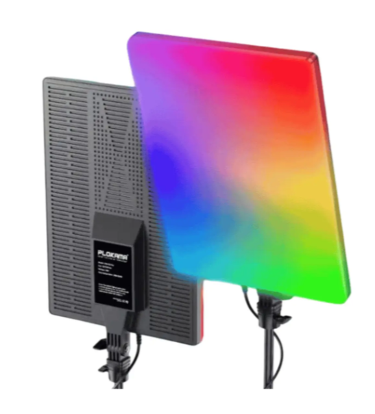 Студійне LED світло RGB панель Plokama Live-P19 Pro 80W професійна лампа для зйомки