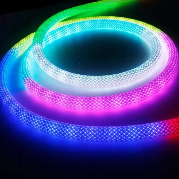 Розумна Неонова LED Стрічка-Шланг RGB (5 м): Гнучкий Водонепроникний Неон для Будинку та Вулиці