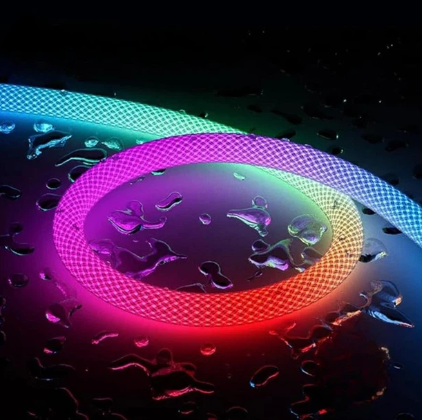 Розумна Неонова LED Стрічка-Шланг RGB (5 м): Гнучкий Водонепроникний Неон для Будинку та Вулиці