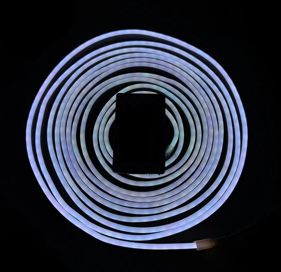 Світлодіодна Неонова Стрічка-Шланг RGB (5 м, 12V/220V): Гнучкий LED NEON