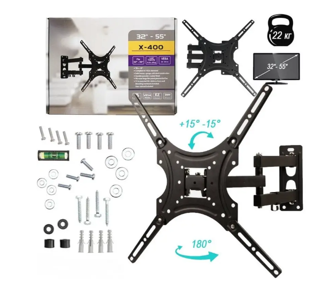 Кронштейн для телевізора X-400 (поворотний, діагональ 32''-55'')