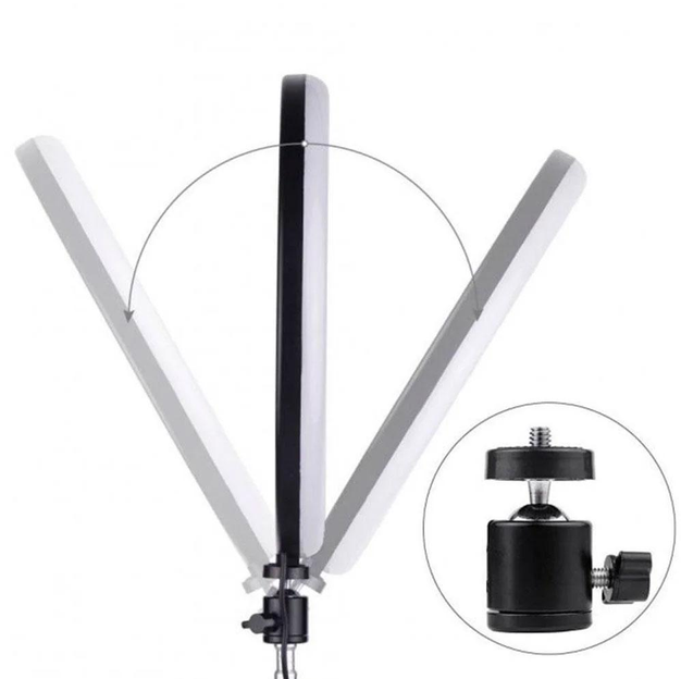 Кільцева LED лампа RGB  MJ26 26 см