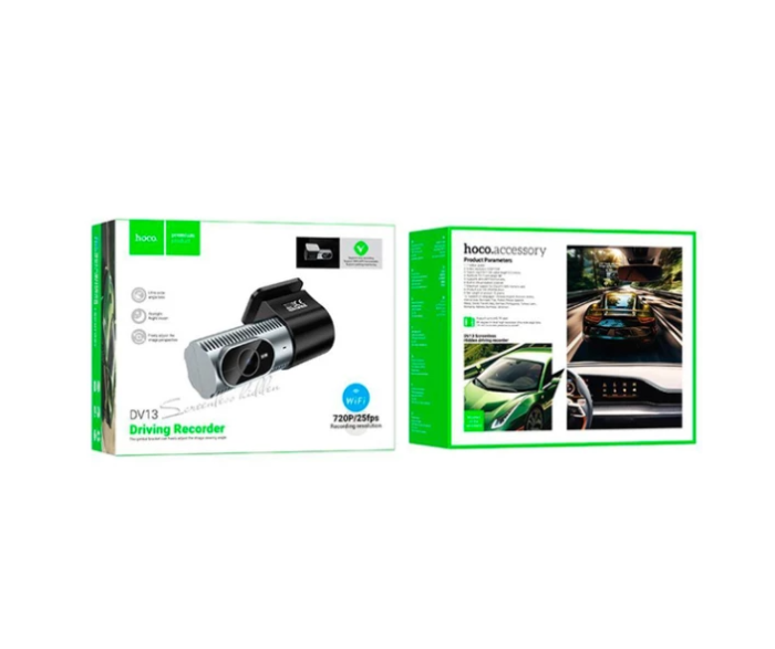 Відеореєстратор Hoco DV13 | 25fps/720p, WiFi