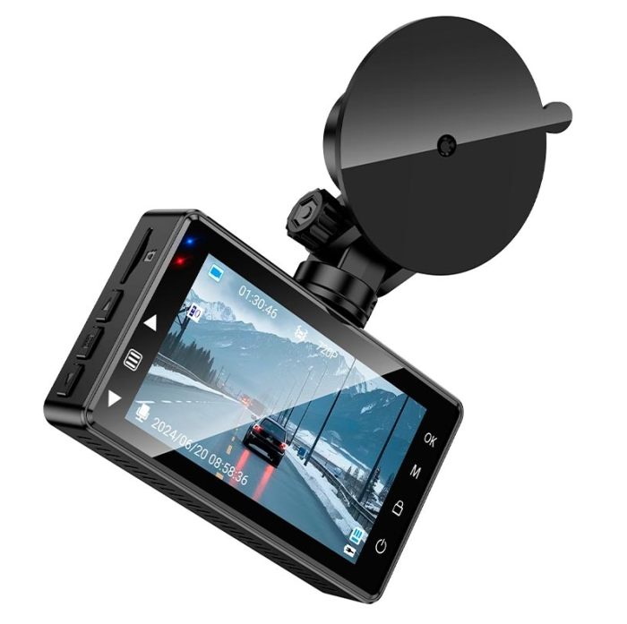 Відеореєстратор Hoco DV14 автомобільний реєстратор 3 дюйми IPS HD G-сенсор